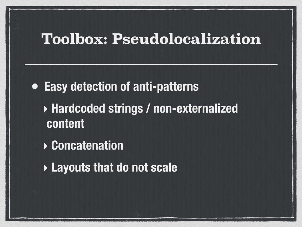 Pseudolocalization